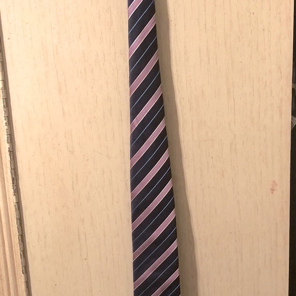 ETON Tie: pink/ blue stripe - Picture 5 of 9